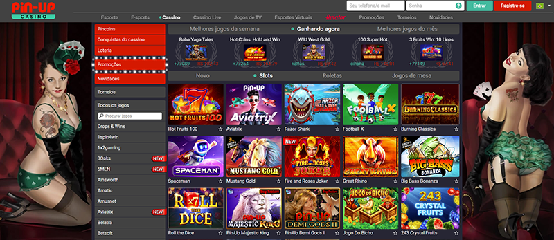 juegos de apuestas de Pin-up